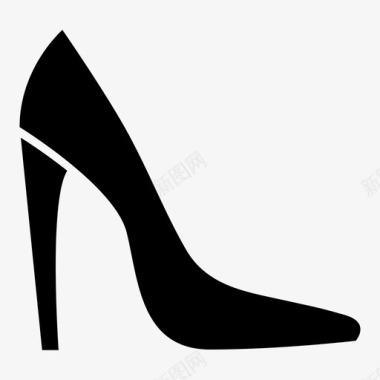 高跟鞋鞋性感图标图标