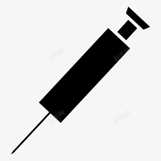 注射器工具针头图标svg_新图网 https://ixintu.com 免疫 医疗 医院 工具 注射 注射器 疫苗 药物 针头