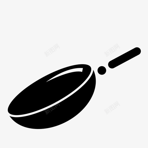 炒锅烹饪食物图标svg_新图网 https://ixintu.com 厨房 器具 炒锅 烹饪 锅 食物 饭