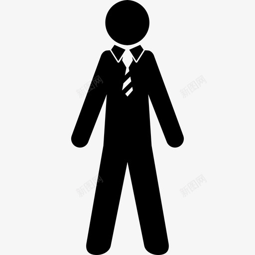 穿西装打领带的人人足球图标svg_新图网 https://ixintu.com 人 穿西装打领带的人 足球