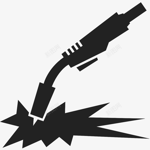 焊机焊接工具图标svg_新图网 https://ixintu.com mig焊机 光亮 工具 建筑 火花 焊接 焊机 电气化 钢