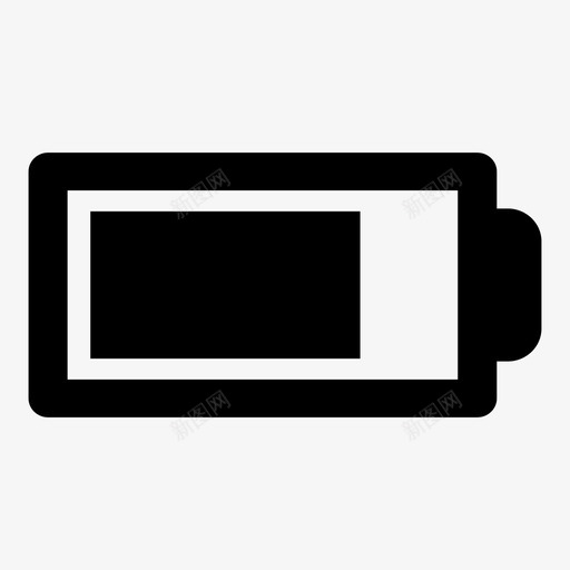 电池充电电力图标svg_新图网 https://ixintu.com 充电 动力 燃料 电力 电池 能源