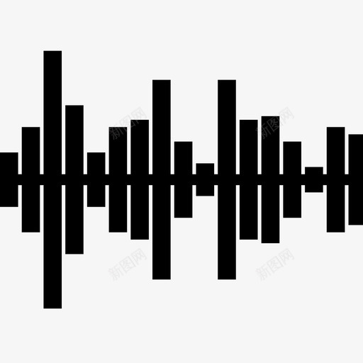 均衡器音频节拍图标svg_新图网 https://ixintu.com 噪音 均衡器 声波 声音 脉冲 节拍 音乐 音频