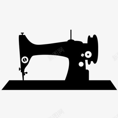 缝纫机布工艺图标图标