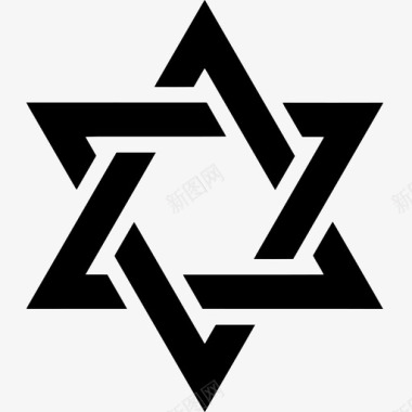 星犹太人宗教图标图标