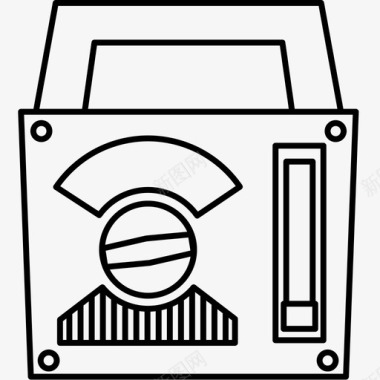 收音机机器音乐图标图标