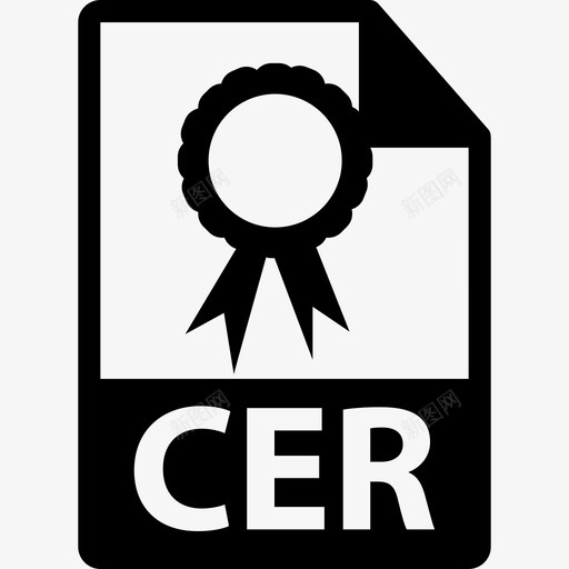 CER文件格式界面文件格式图标svg_新图网 https://ixintu.com CER文件格式 文件格式图标 界面