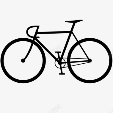 自行车踏板速度交通工具轮子图标图标