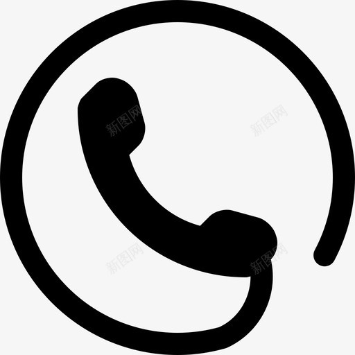 电话通话信息图标svg_新图网 https://ixintu.com 信息 客服 拨号 电话 联系 通讯 通话