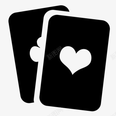 扑克牌纸牌赌博图标图标