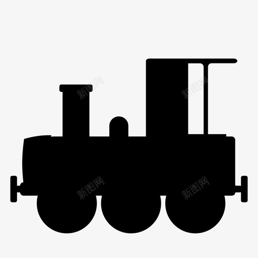火车发动机机器图标svg_新图网 https://ixintu.com 发动机 机器 火车 运输 铁路 铁路运输