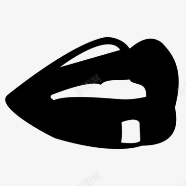 嘴唇女性唇膏图标图标