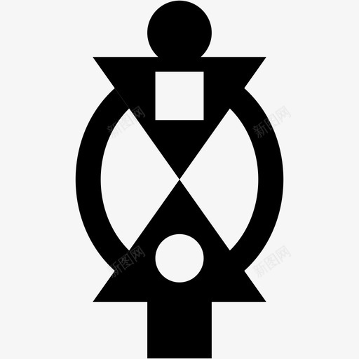 合作抽象adinkra图标svg_新图网 https://ixintu.com adinkra adinkra符号和图标 传统 加纳 合作 抽象 设计 象征主义