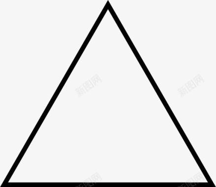 三角形几何体形状图标图标