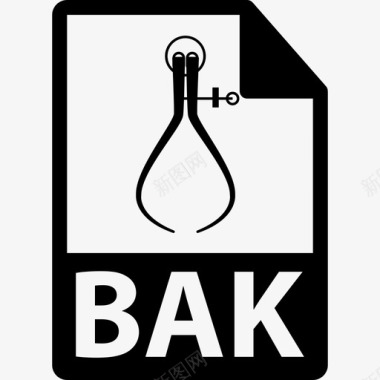Bak文件格式符号界面文件格式图标图标