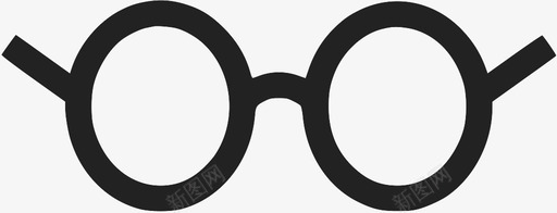 眼镜安德烈眼睛图标图标
