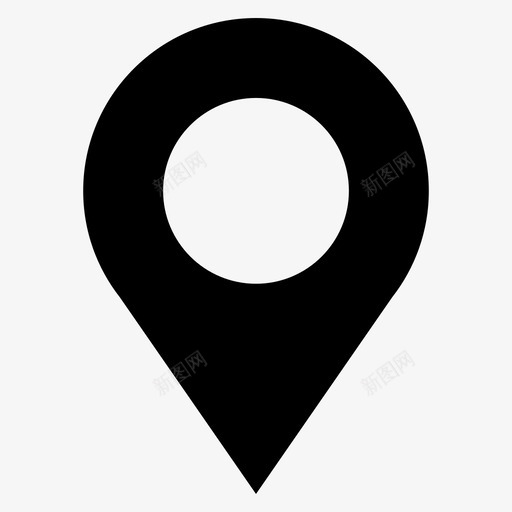 地图标记地理定位gpssvg_新图网 https://ixintu.com gps 位置 地图 地图标记 地点 地理定位 导航