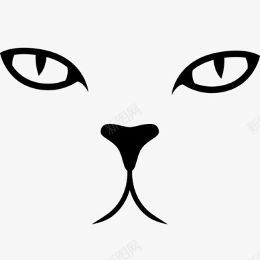 猫动物眼睛图标图标