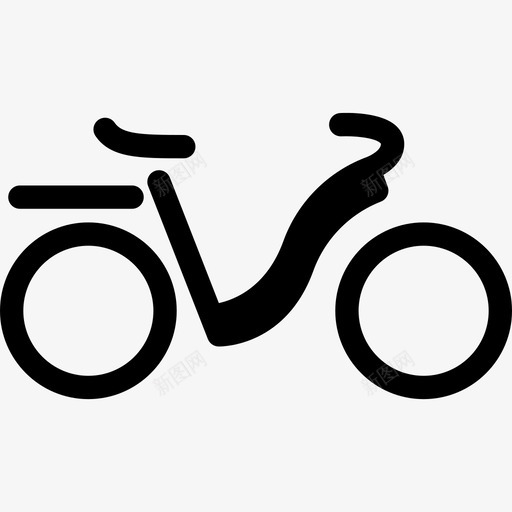 自行车骑乘车辆图标svg_新图网 https://ixintu.com 交通工具 自行车 车辆 骑乘