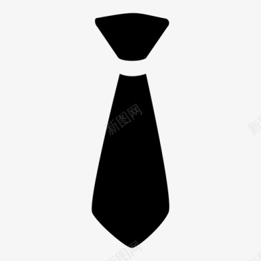 领带商务花式图标图标