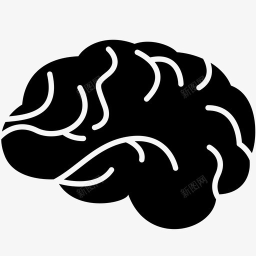 大脑人类科学思考图标svg_新图网 https://ixintu.com 人类 大脑 思考 科学