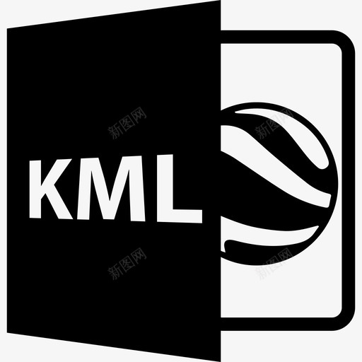 KML开放文件格式界面文件格式样式图标svg_新图网 https://ixintu.com KML开放文件格式 文件格式样式 界面
