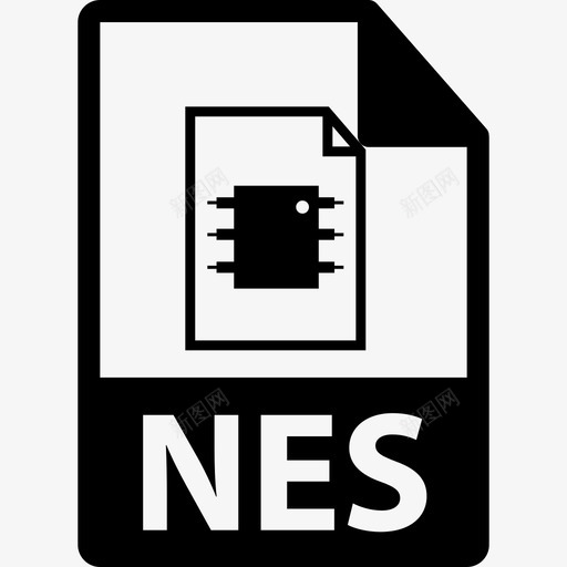 NES文件变量界面文件格式图标svg_新图网 https://ixintu.com NES文件变量 文件格式图标 界面