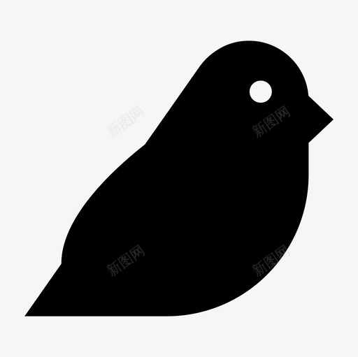 鸟动物生物图标svg_新图网 https://ixintu.com 动物 宠物 推特 生物 鸟