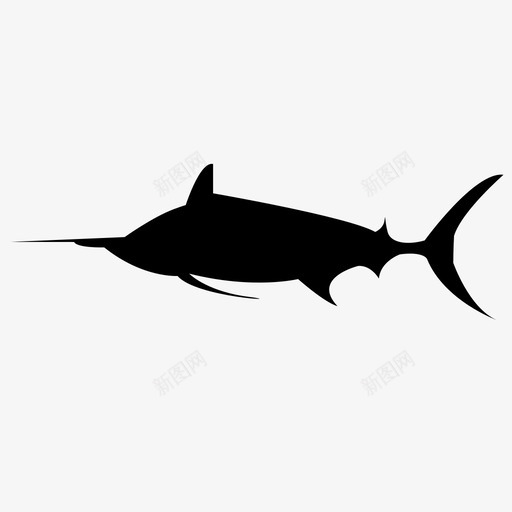 马林鱼鱼海洋海洋动物海洋生物图标svg_新图网 https://ixintu.com 水 海洋 海洋动物 海洋生物 马林鱼 鱼