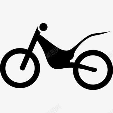 自行车侧视图运输车轮上方图标图标