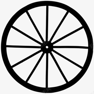 轮子圆圈轮辐图标图标