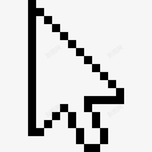 光标箭头计算机图标svg_新图网 https://ixintu.com 光标 界面 白色箭头 箭头 计算机 鼠标