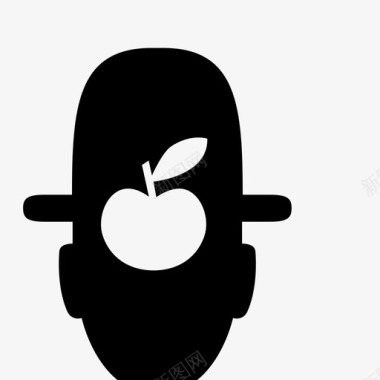 人子苹果艺术家图标图标