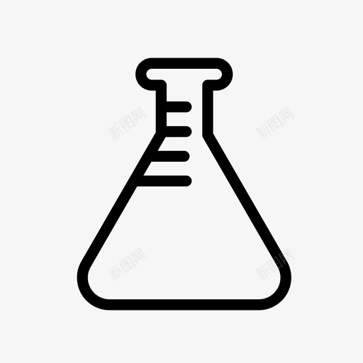 锥形烧瓶化学液体图标svg_新图网 https://ixintu.com 化学 液体 科学 试管 锥形烧瓶