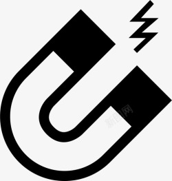 磁吸电磁铁科学极图标高清图片