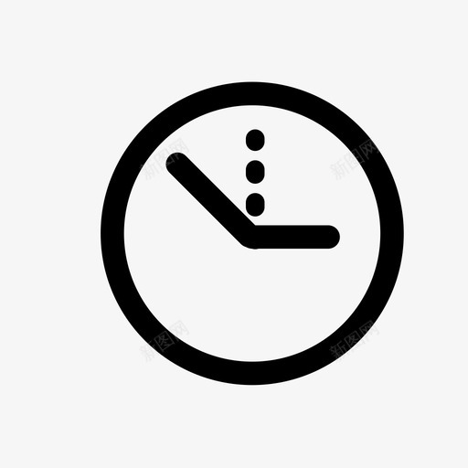 可用性中断时钟图标svg_新图网 https://ixintu.com 中断 可用性 时钟 时间