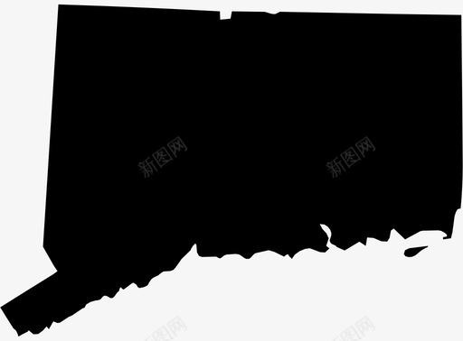 康涅狄格州美国地理位置图标图标