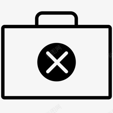 行李取消删除图标图标