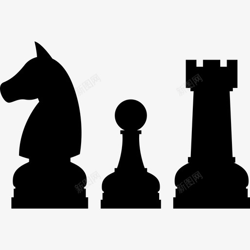 国际象棋棋盘游戏城堡图标svg_新图网 https://ixintu.com 国际象棋 城堡 塔 桌上游戏 棋子 棋盘游戏 西洋棋 马