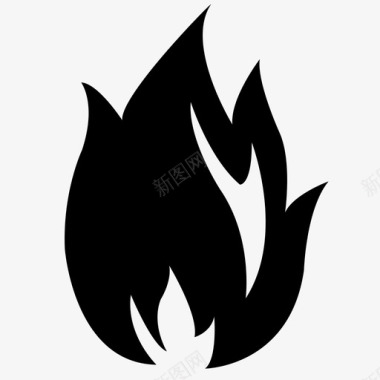 火营火火焰图标图标