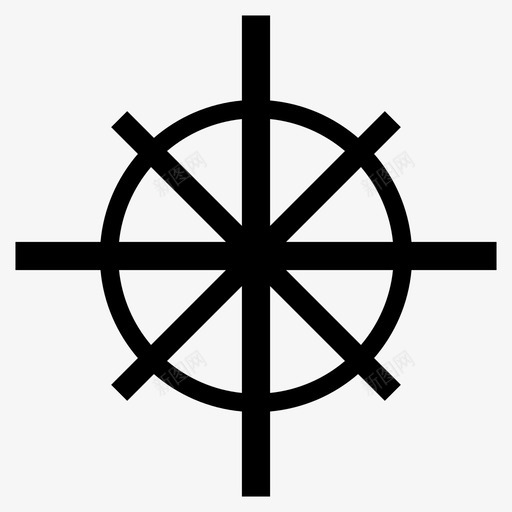 十字线图形定位图标svg_新图网 https://ixintu.com 十字线 图形 定位 狙击手 目标
