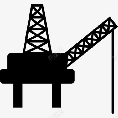 石油钻机钻井石油图标图标