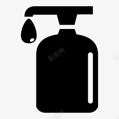 乳液肥皂洗发水图标图标