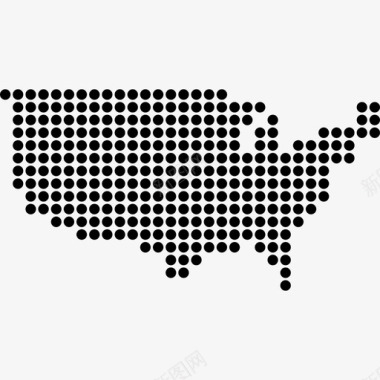 美国旅游政治图标图标