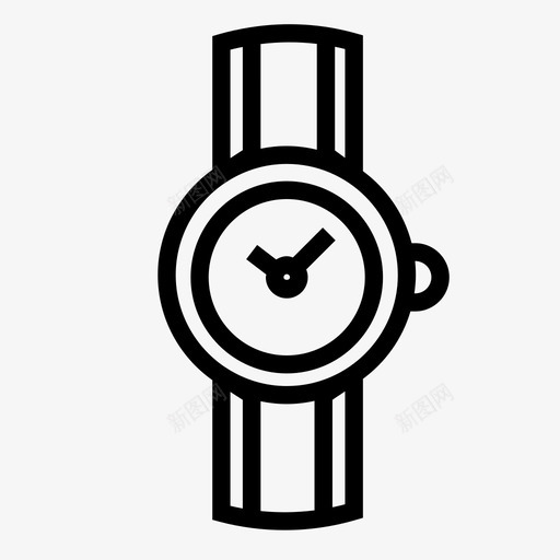 手表钟时间图标svg_新图网 https://ixintu.com 手表 时间 计时员 钟
