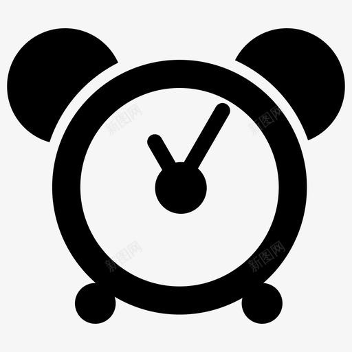 闹钟警报脸图标svg_新图网 https://ixintu.com 对象 提醒 早晨 时间 脸 警报 起床 闹钟