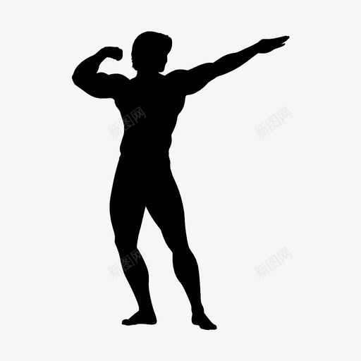 健美运动员柔韧性男子图标svg_新图网 https://ixintu.com 人 健美运动员 强壮 柔韧性 男子 肌肉