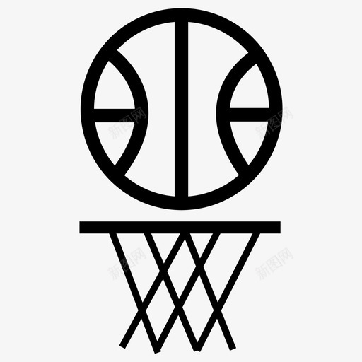 篮球动作田径图标svg_新图网 https://ixintu.com 动作 室内 水桶 游戏 田径 篮球 运动