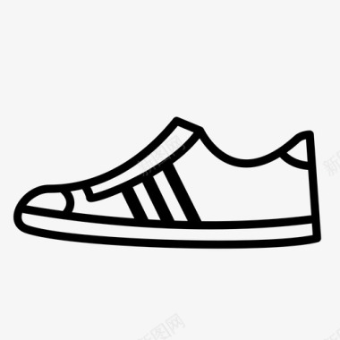 运动鞋阿迪达斯鞋子图标图标