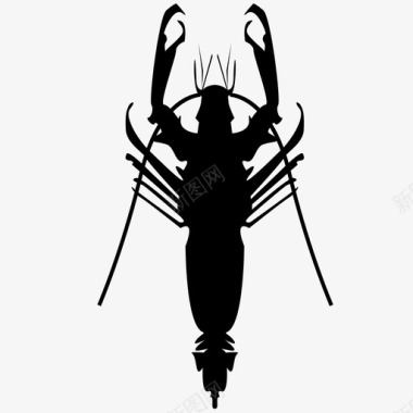 小龙虾动物食物图标图标
